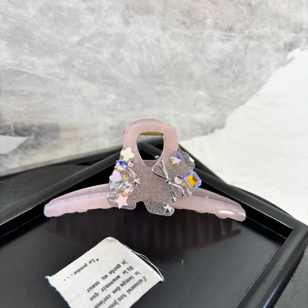 蝴蝶结小狗抓夹FJ1498