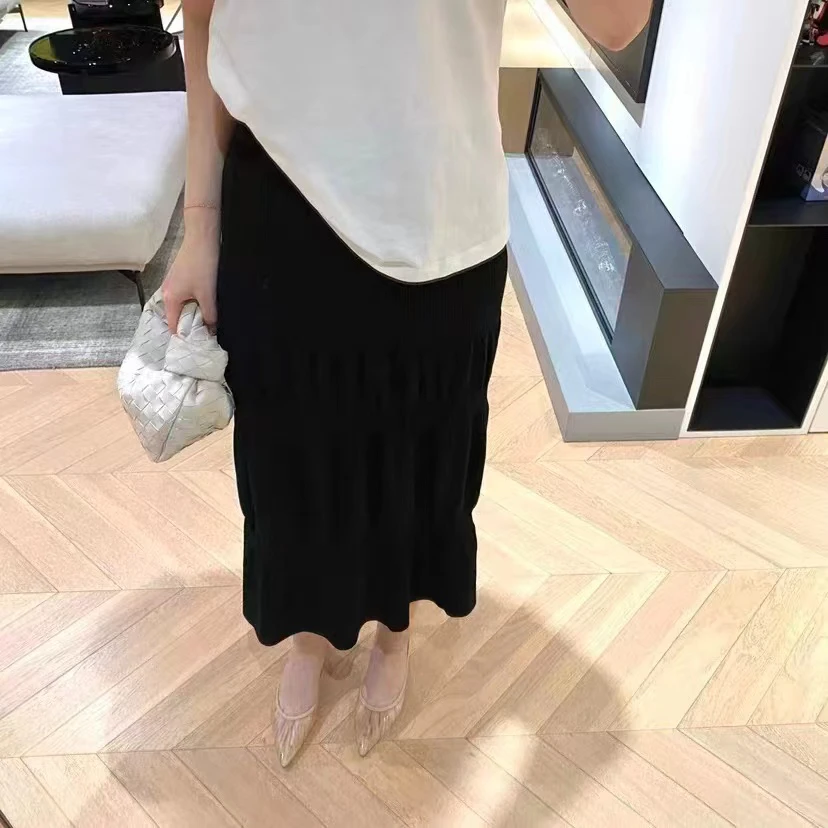 黑色贵感春夏半裙