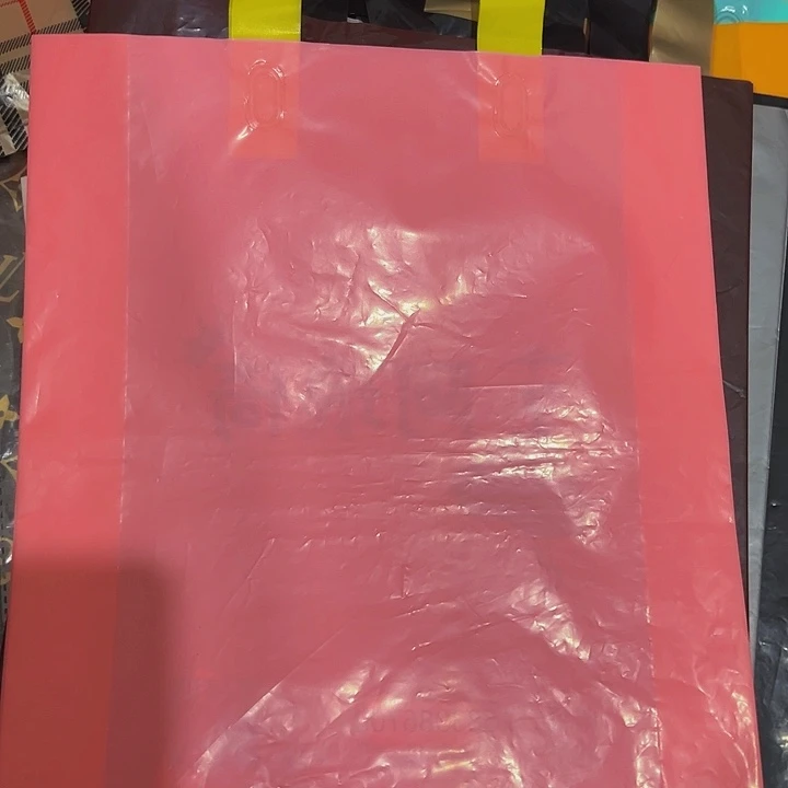 【闪购商品】塑料3843粉色黄提5包