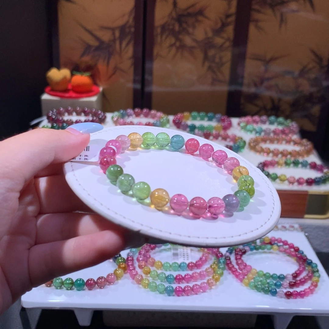 未镶嵌手链碧玺碧玺