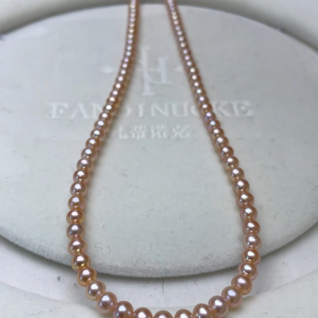 淡水珍珠颈饰银S925镶嵌