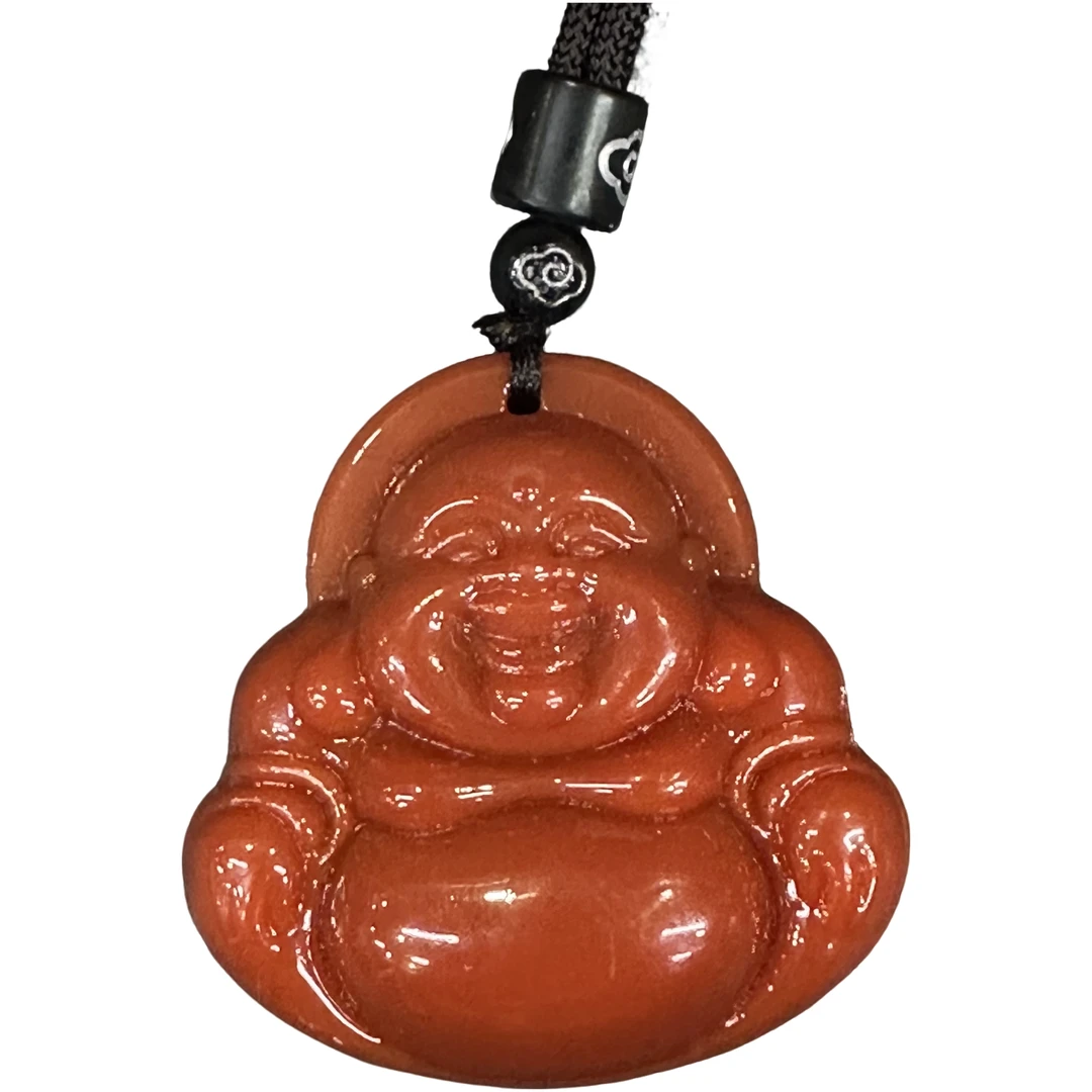 E032轻奢灵 芝 红 佛公吊坠 多样性发其一