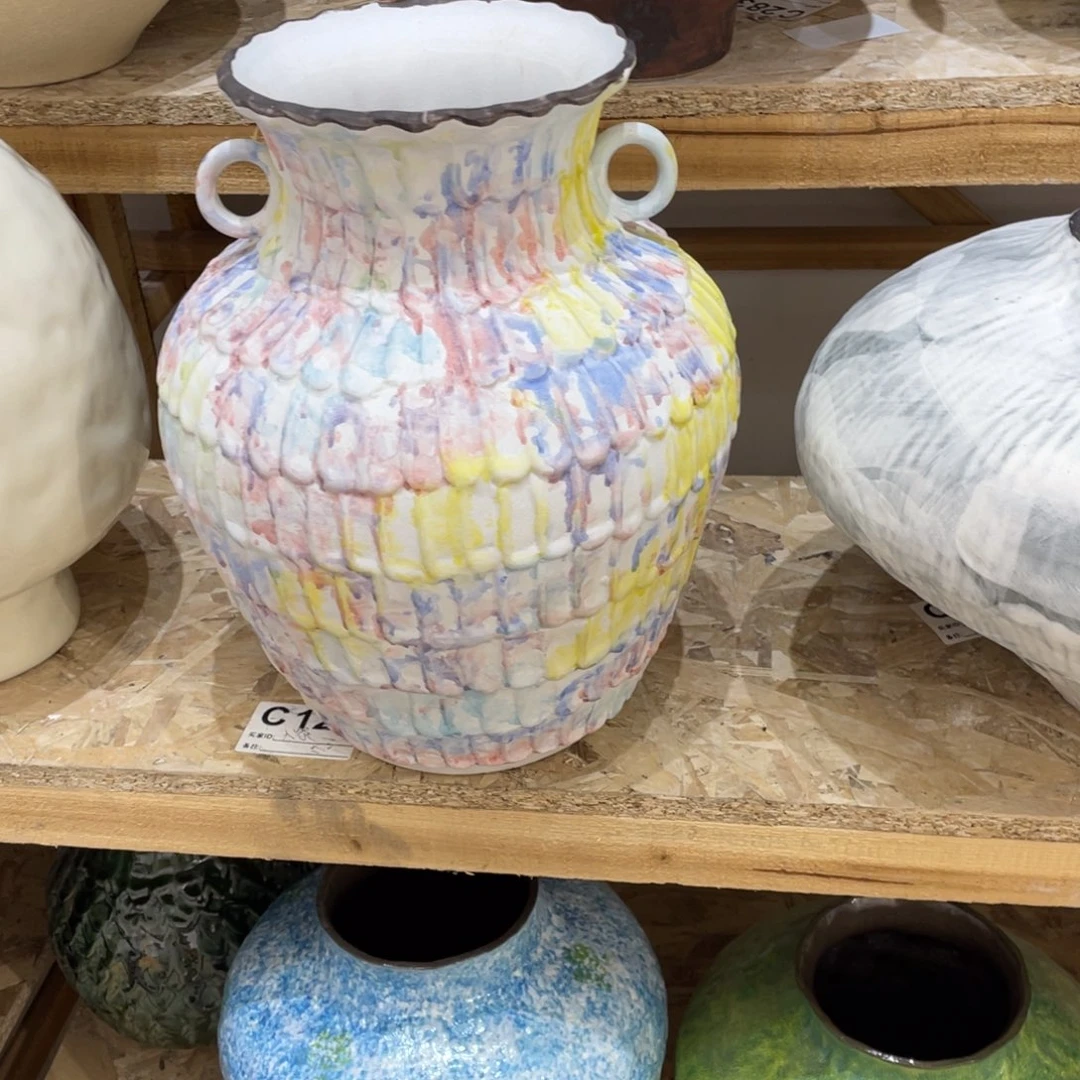 白泥花瓶景德镇陶瓷艺术研究院