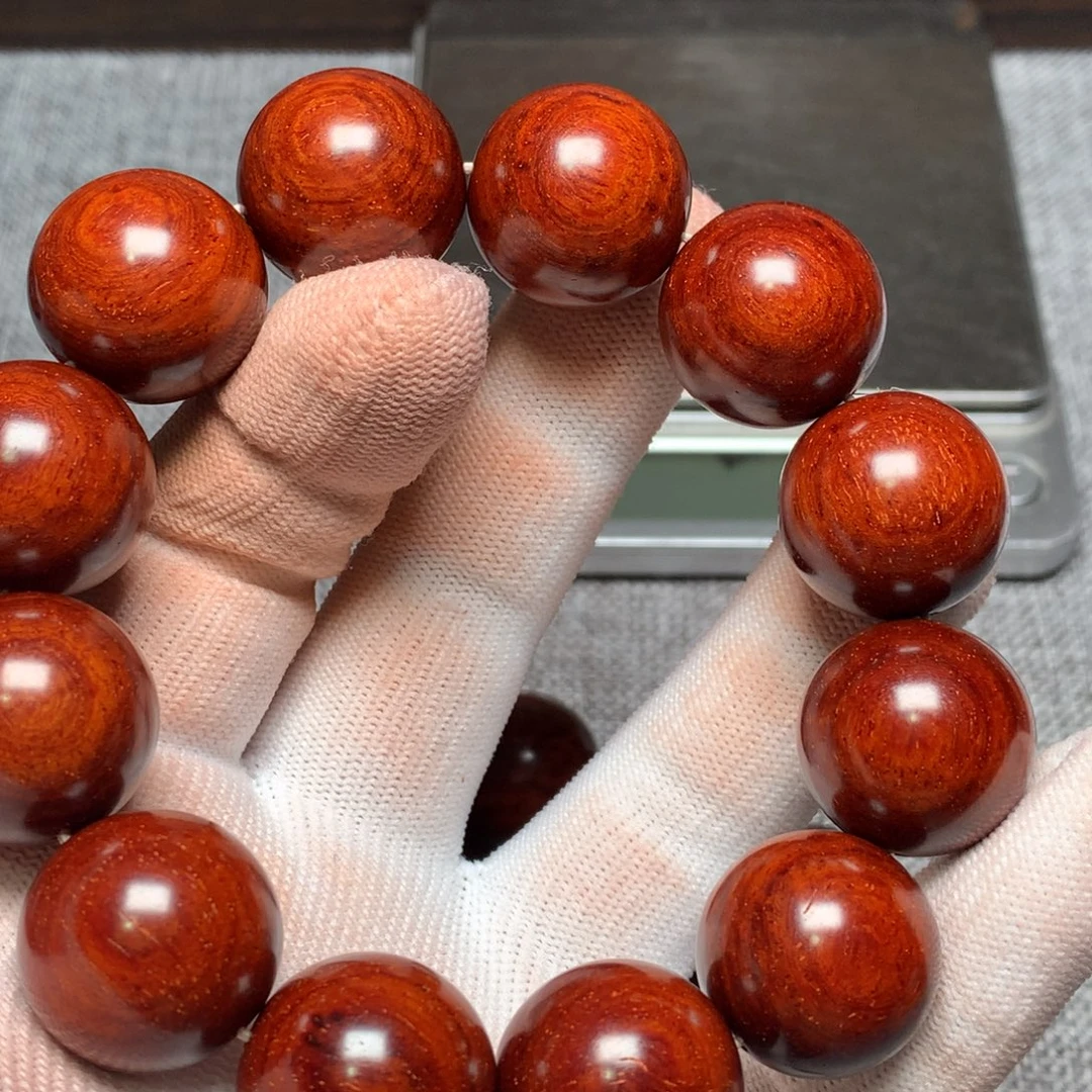 用***8手串/手链小叶紫檀2.0*12颗 顶泥满金星鳞底aaaaa无胶无蜡