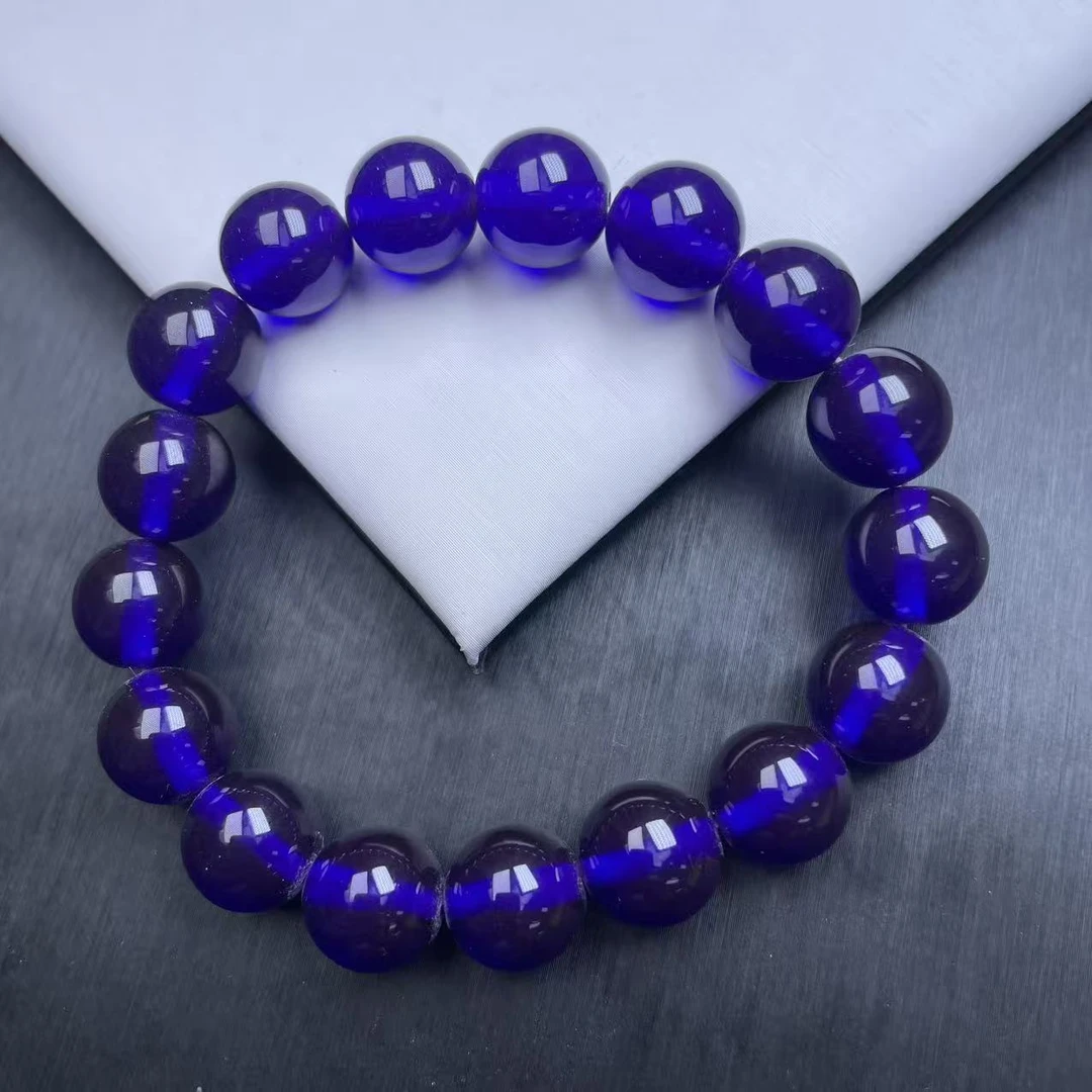 【喜子】QW3233紫之魄12m手串/多样性发一精致奇石