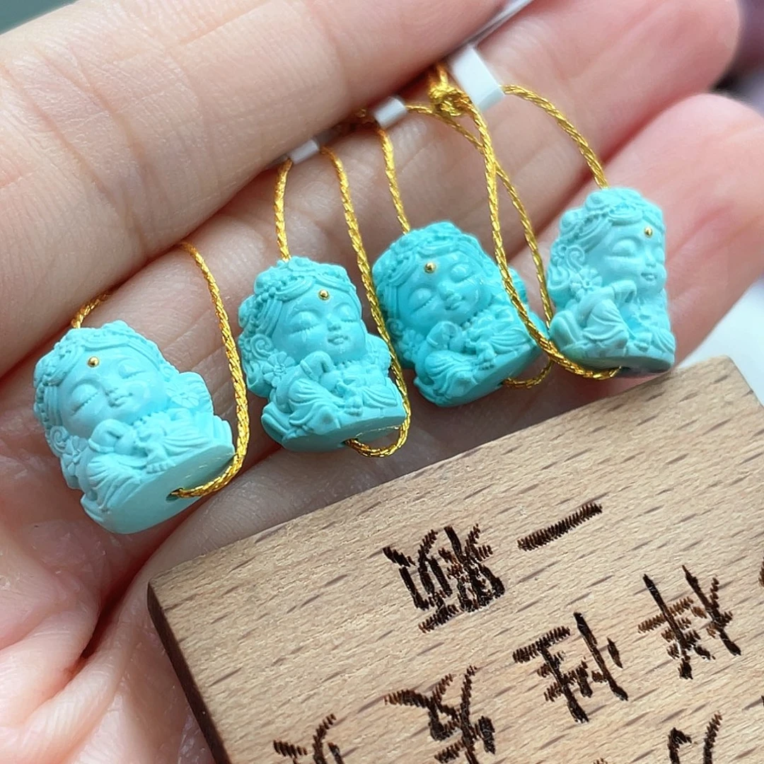 绿松石未镶嵌颈饰