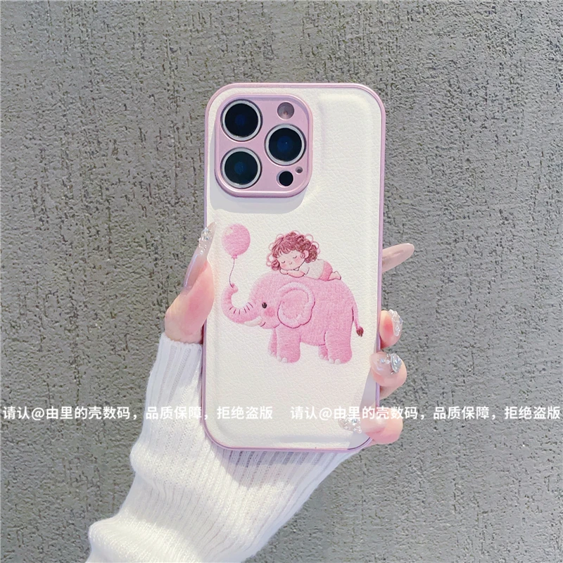 金属漆鼓状皮纹适用苹果iPhone16/华为荣耀/OPPO/VIVO/小米手机壳