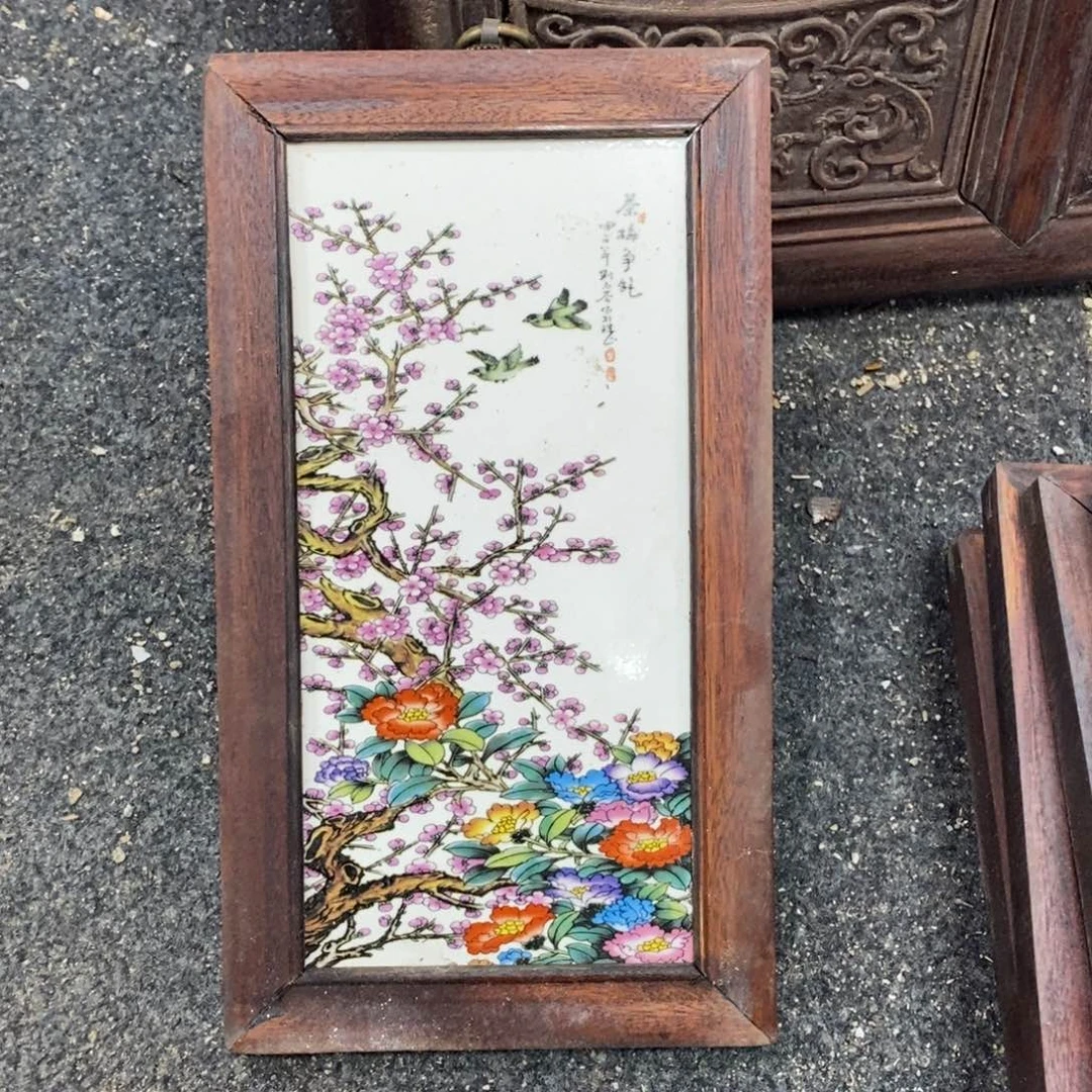 瓷景德镇瓷板画柴窑烧制