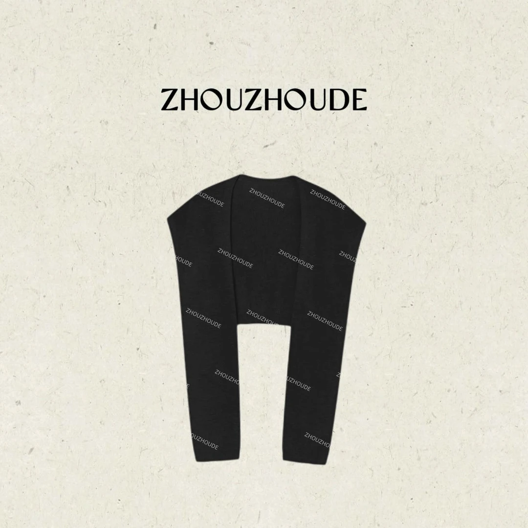 ZHOUZHOUDE【时分ins】明星网红博主同款百搭气质针织披肩