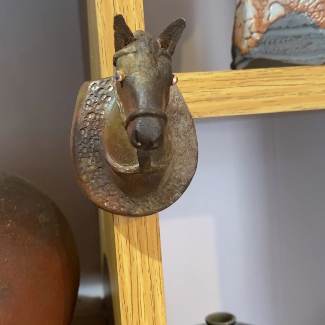 瓷片备前烧马头挂器