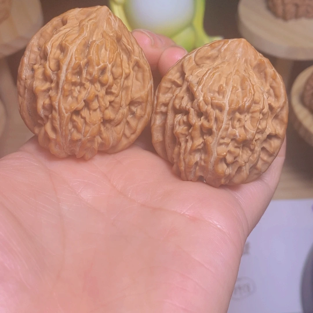 吊坠文玩核桃三角楼43