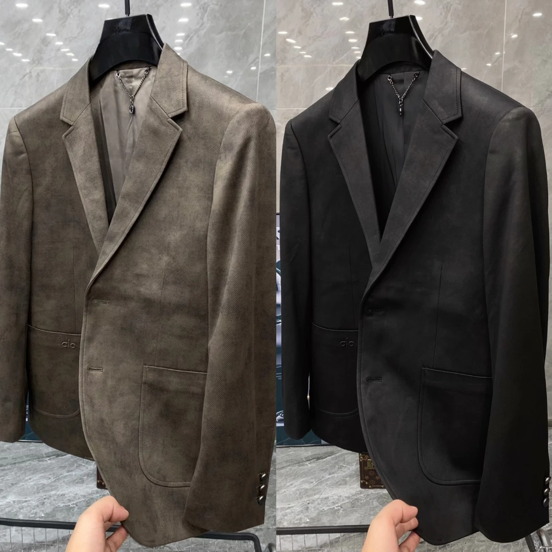 秋季新款男士轻奢时尚休闲高级感西服 8151