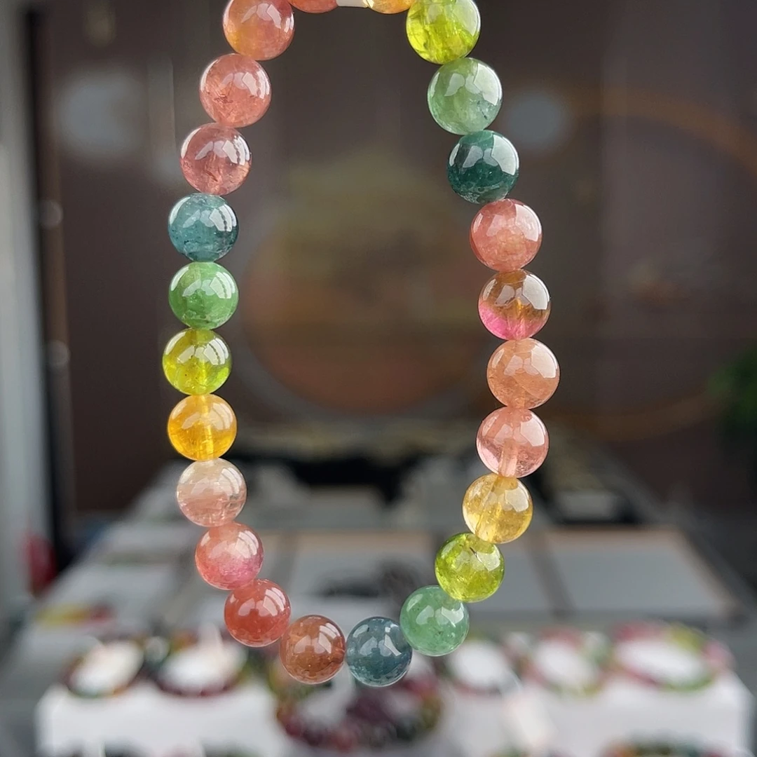 未镶嵌碧玺碧玺7mm