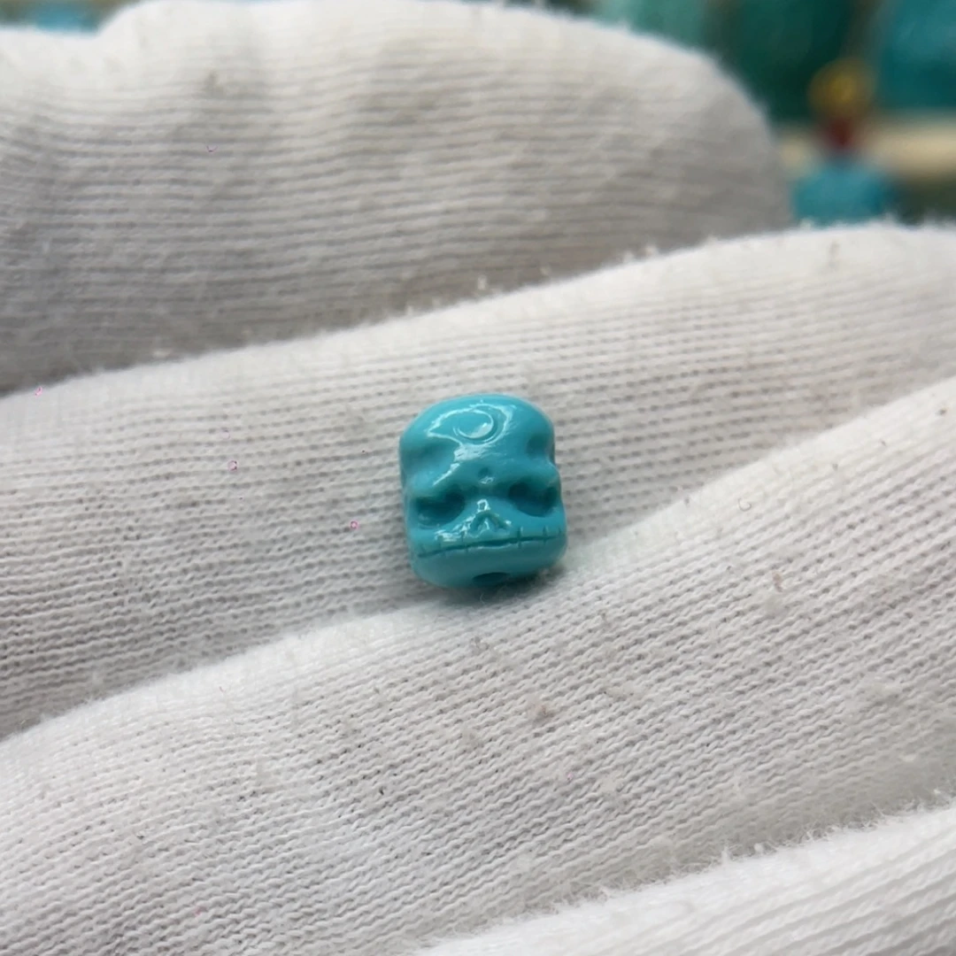 绿松石未镶嵌颈饰卡7.7-9