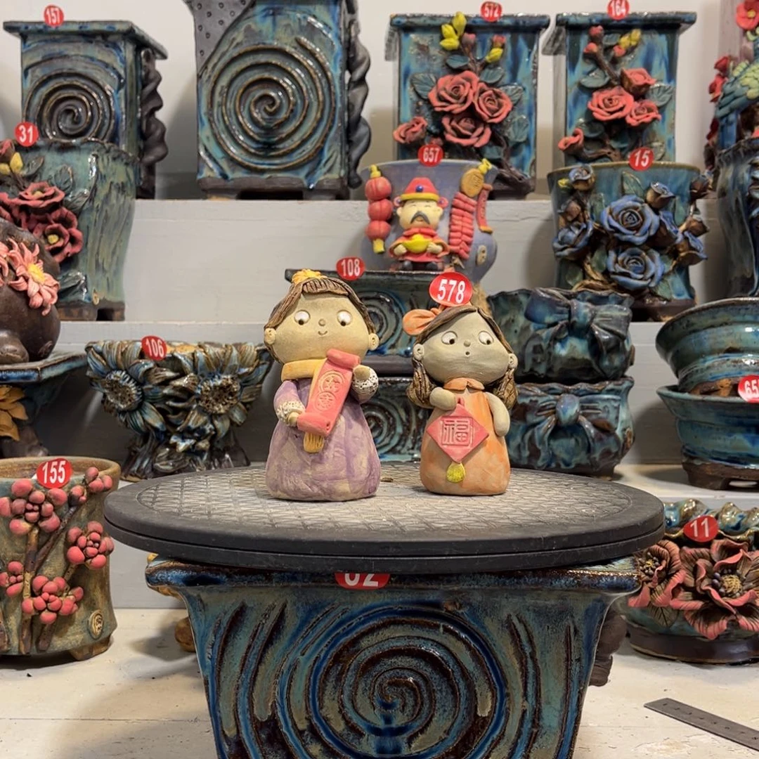 陶瓷福利578 号陶然花盆