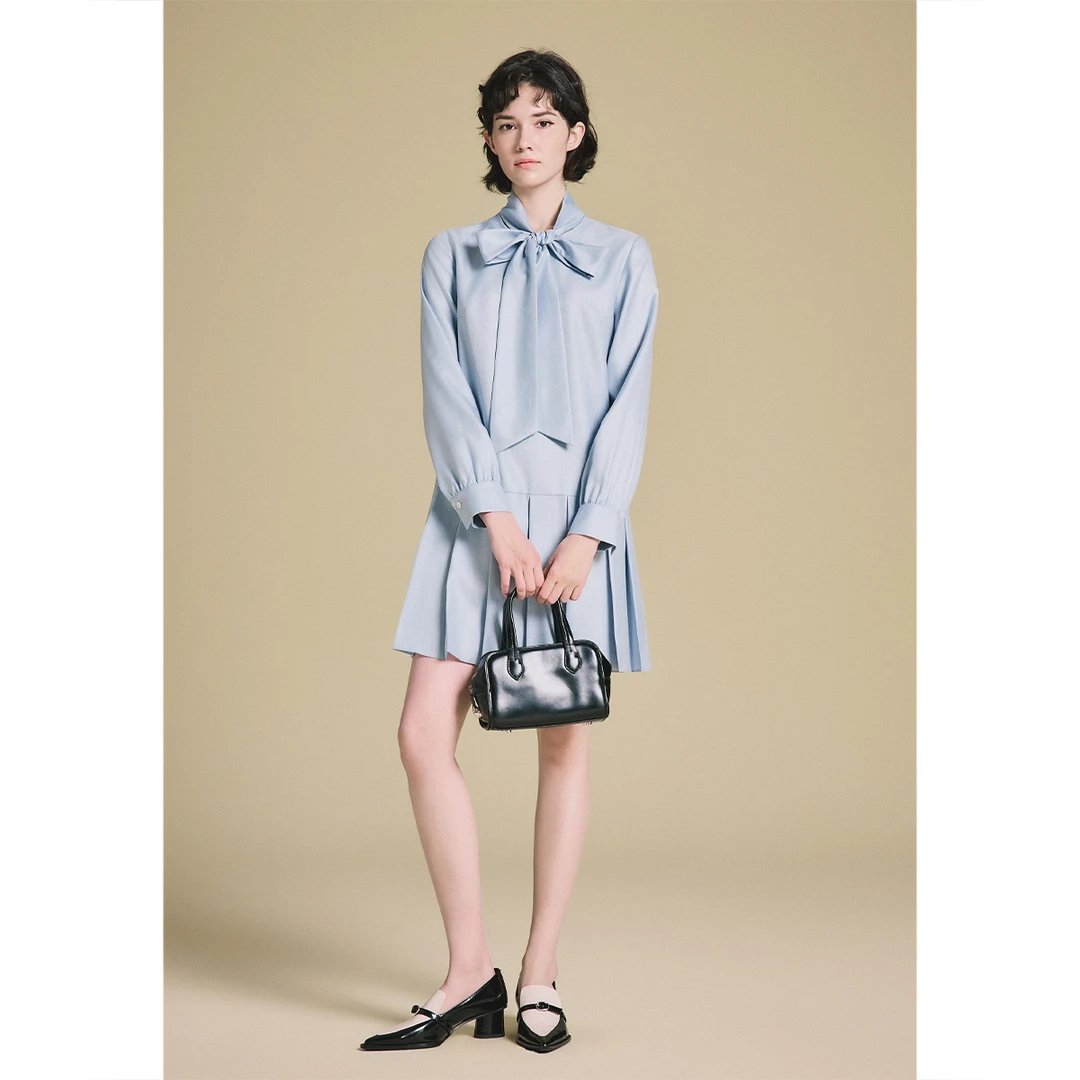 PSALTER诗篇 2025年秋季新款学院感直身连衣裙6C35105290