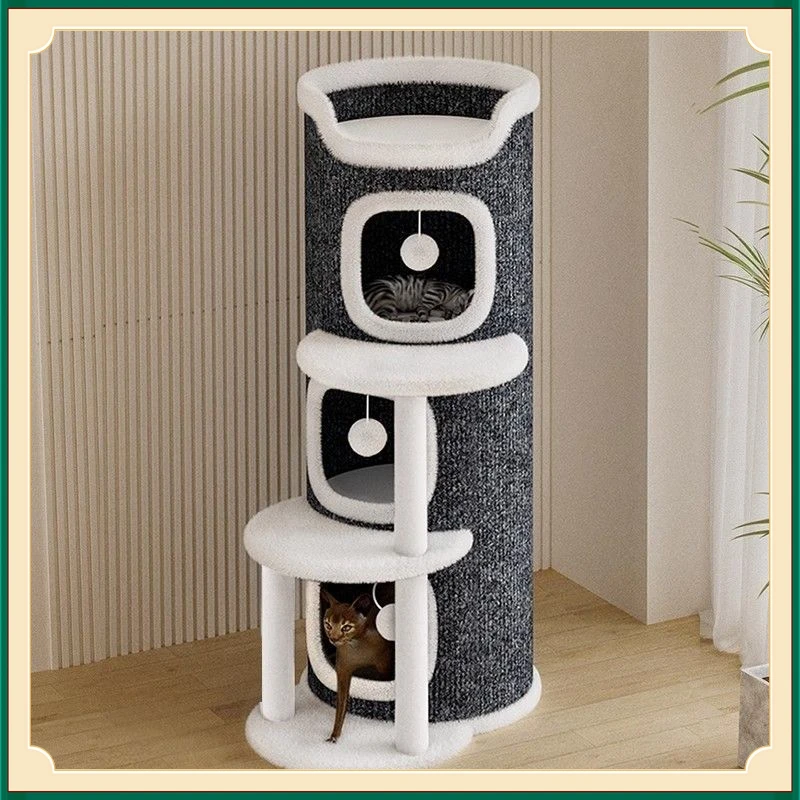 四季多层立式一体保暖耐磨双层抓板冬天猫屋四季通用树洞猫【刚子】