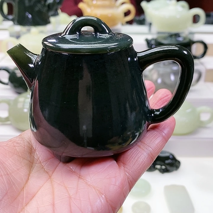 未镶嵌和田玉挂件用****3茶壶