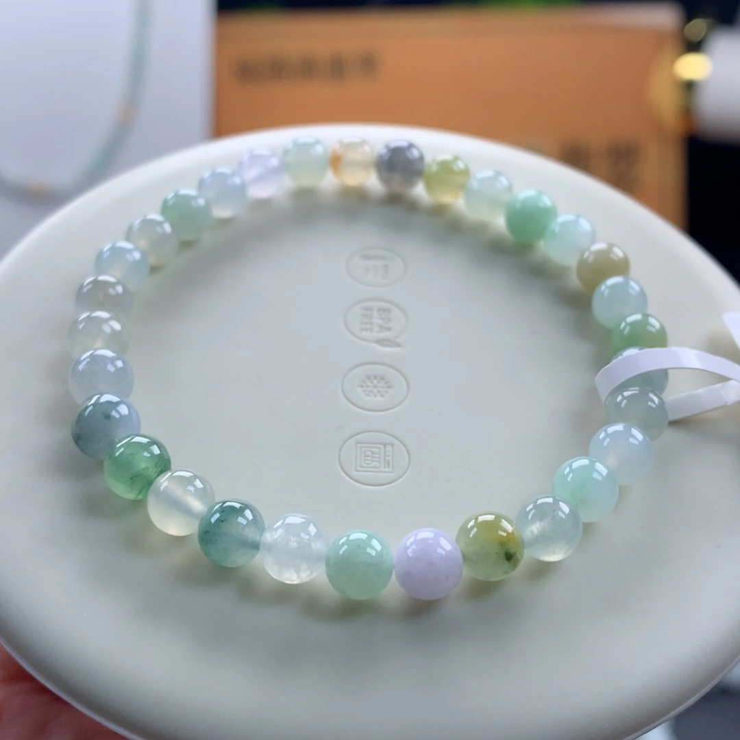 翡翠未镶嵌手链卡6