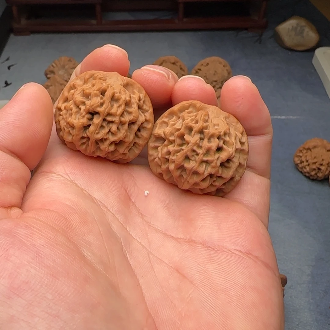 西***星吊坠文玩核桃35尺寸秦闷