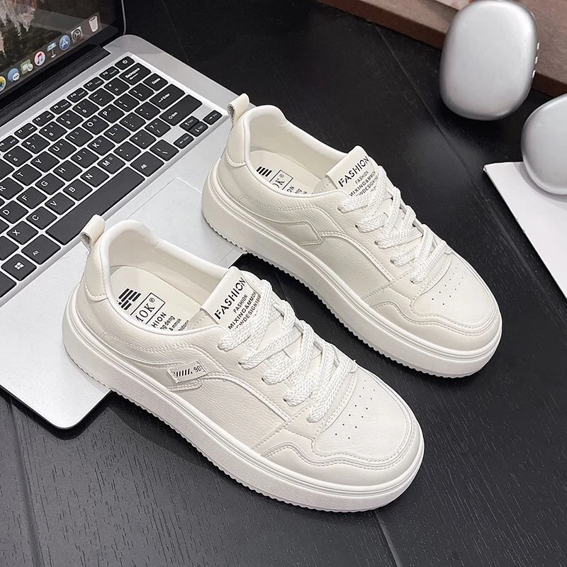小白鞋女2025秋季新款软底轻便透气休闲运动板鞋时尚平底鞋子