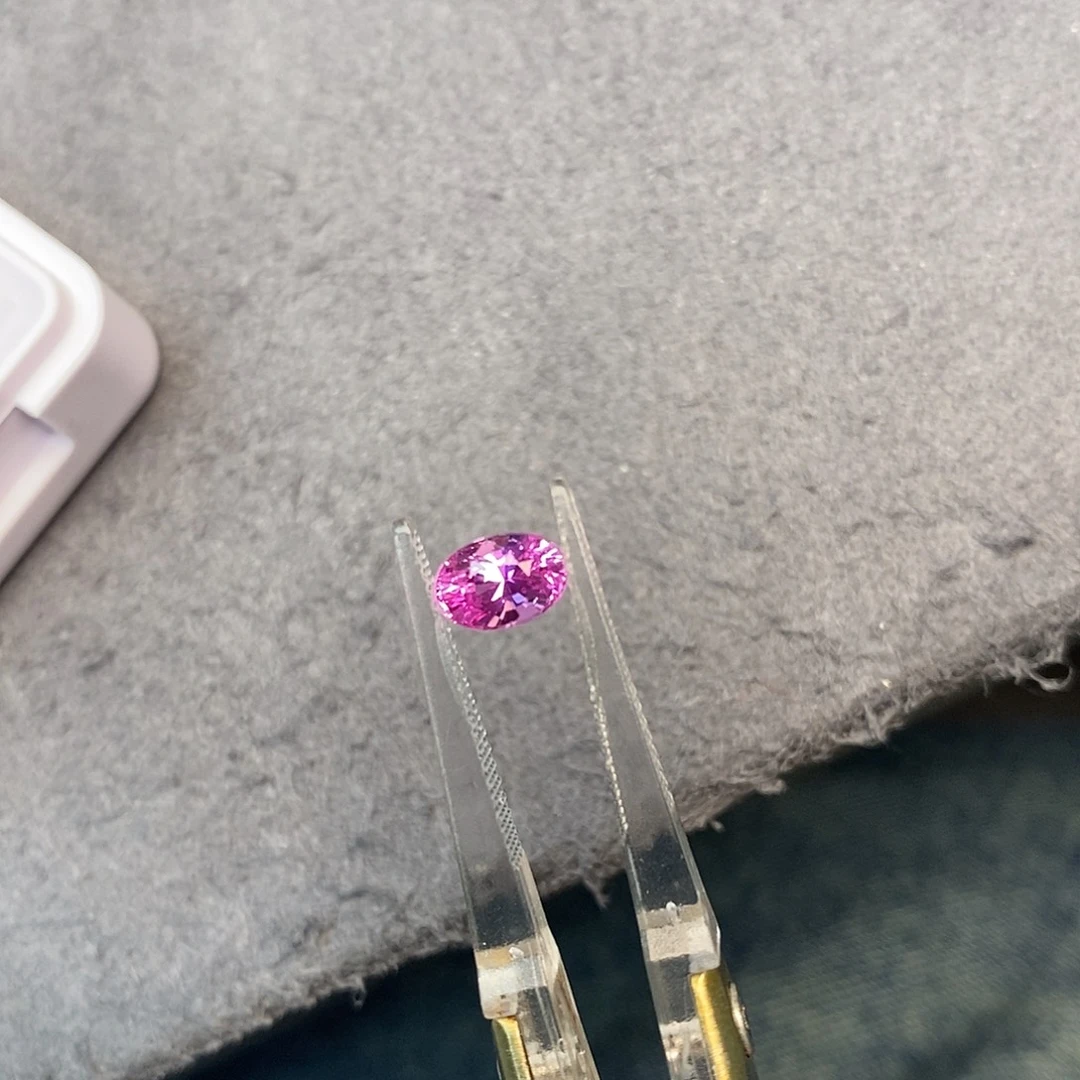 彩色蓝宝石裸石1.01ct 吉尔德 无烧帕帕拉恰