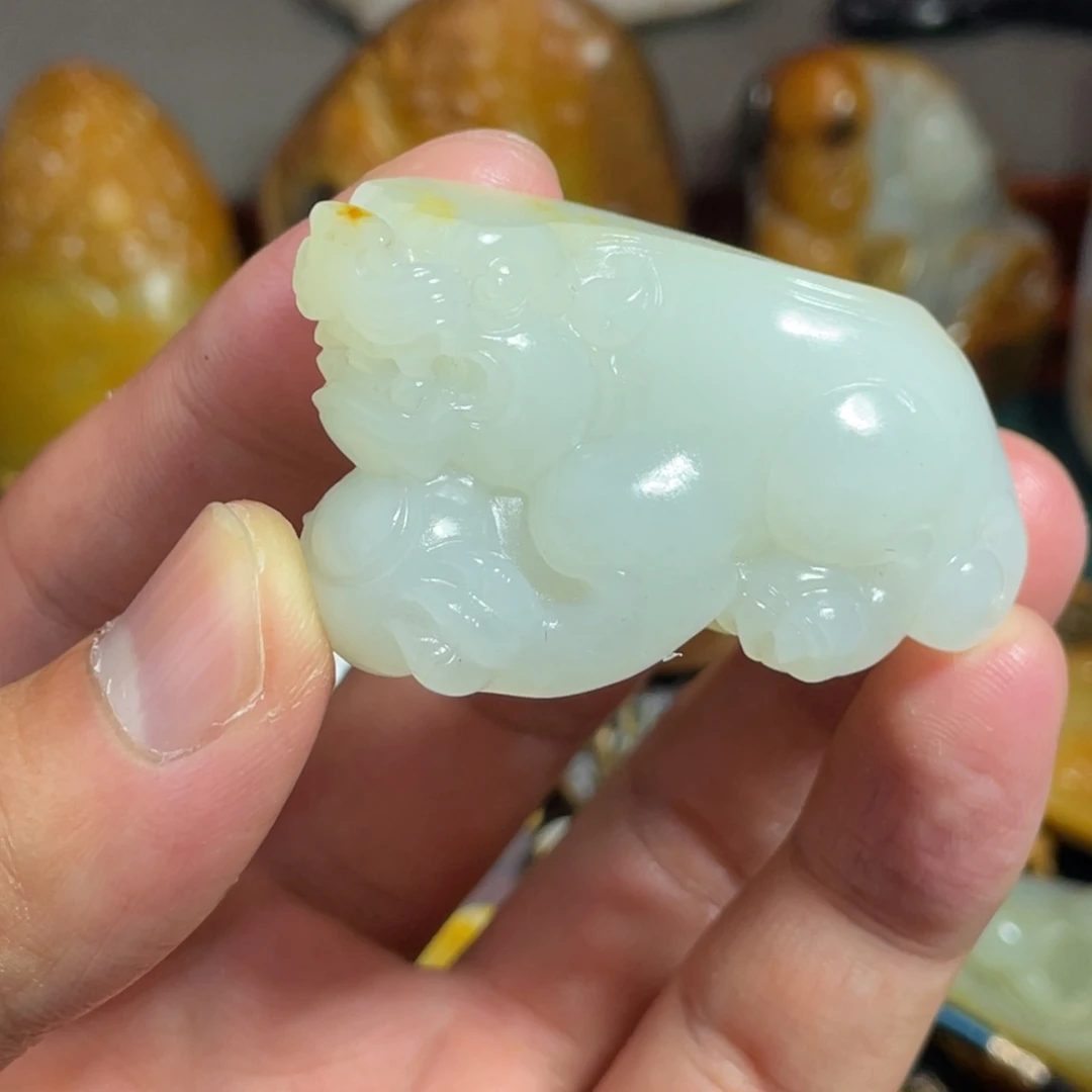 和田玉未镶嵌吊坠(不含链)