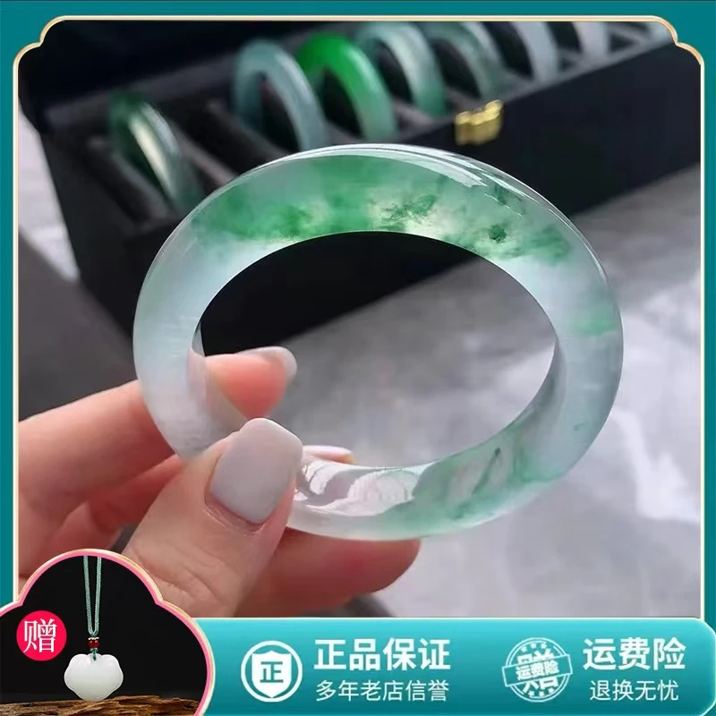 正品爆款时尚冰飘花手镯高档精美女款手镯