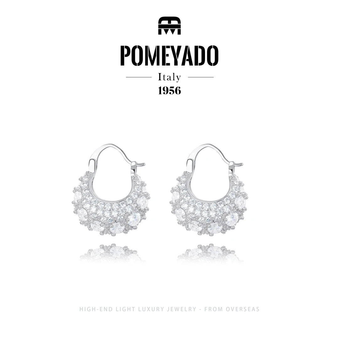 【闪耀舞曲】pomeyado设计师款轻奢耳扣F3197