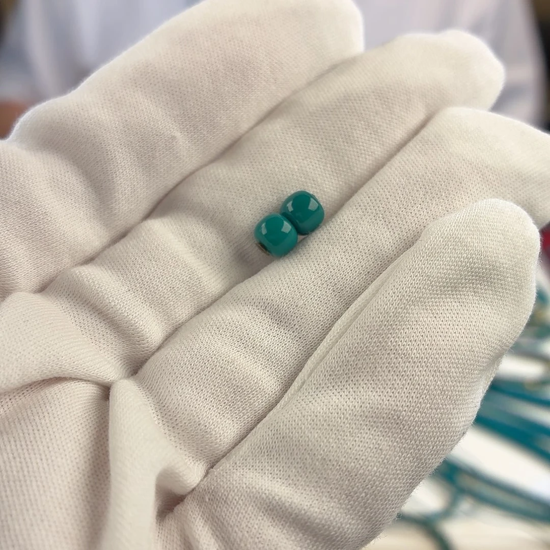 绿松石未镶嵌挂件5.6mm