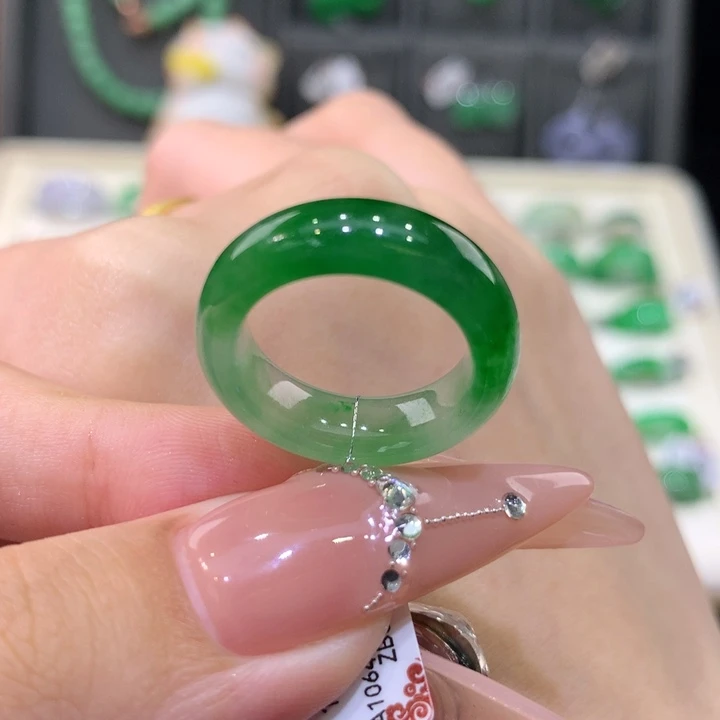 未镶嵌戒指翡翠10-11
