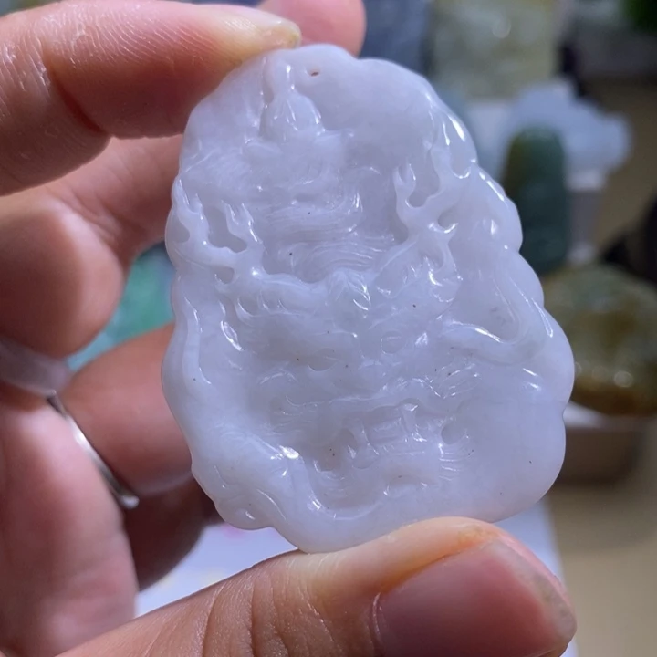 【闪购商品】颈饰未镶嵌翡翠龙牌