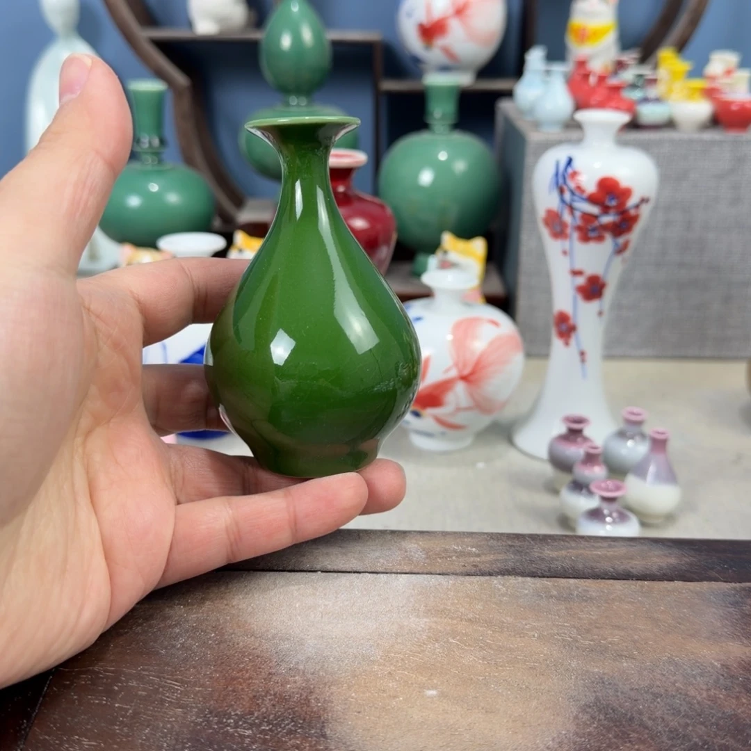 陶瓷手工小花器摆件