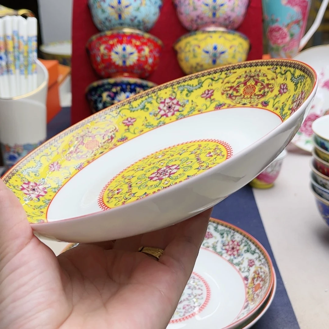 【闪购商品】珐琅8寸1个………………