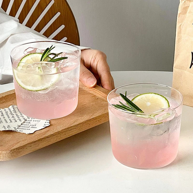 轻薄玻璃鸡尾酒杯 冰美式拿铁咖啡杯茶杯冷饮料饮品水杯子ins玻璃