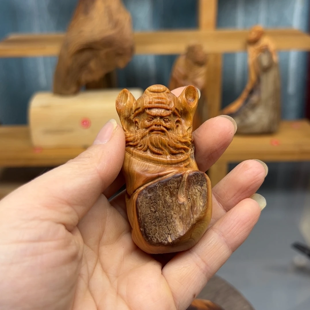 柏木崖柏木摆件手把件，33