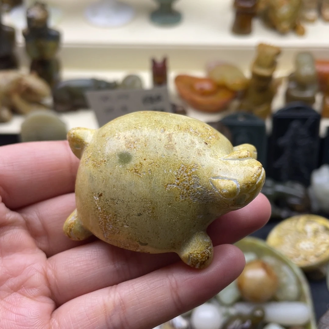 蛇纹石玉未镶嵌颈饰62