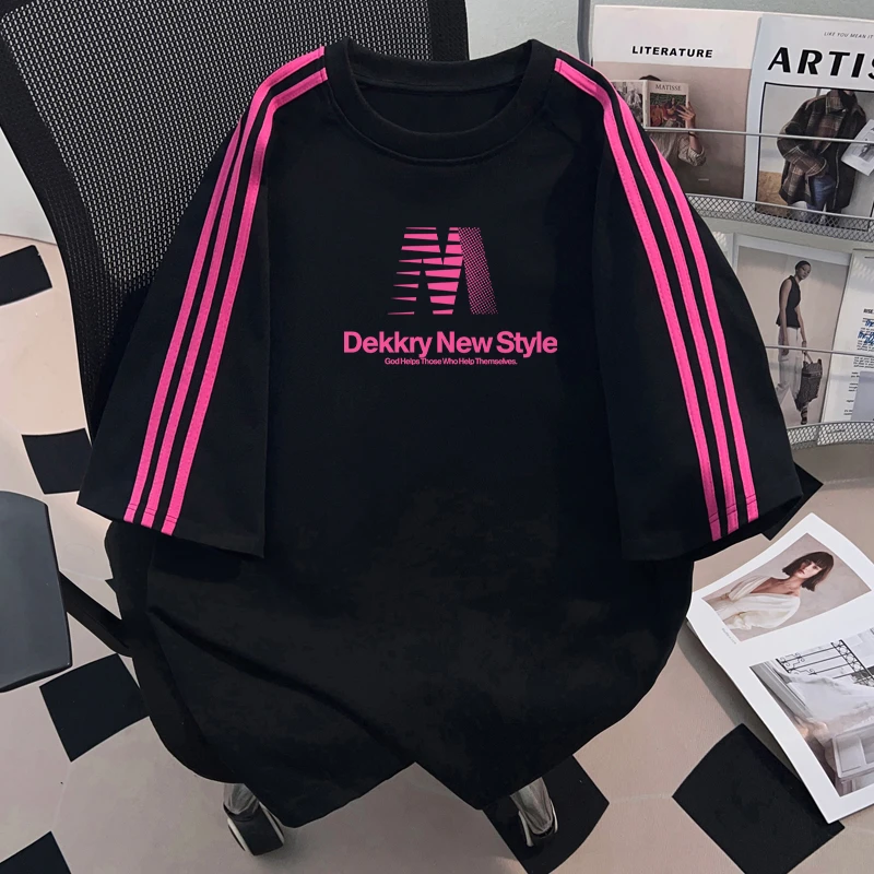 jtrt美式高街纯棉短袖t恤男女款夏季ins潮牌休闲百搭情侣半袖上衣