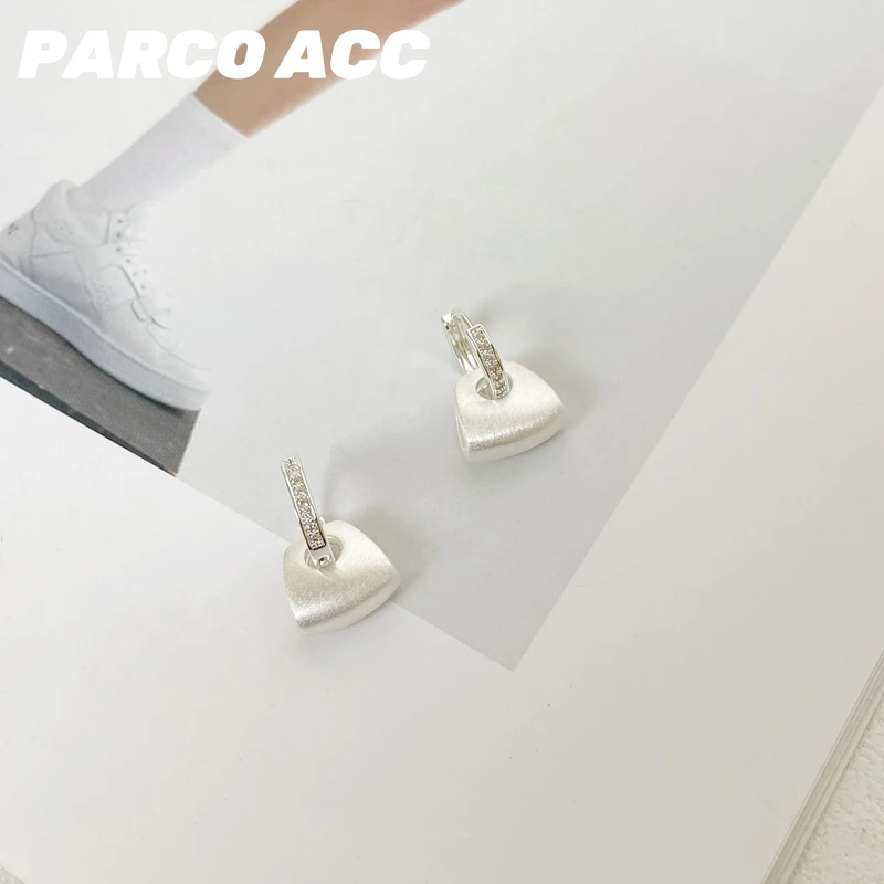 铜合金耳饰 D613   LORO 拉丝小挎包耳钉