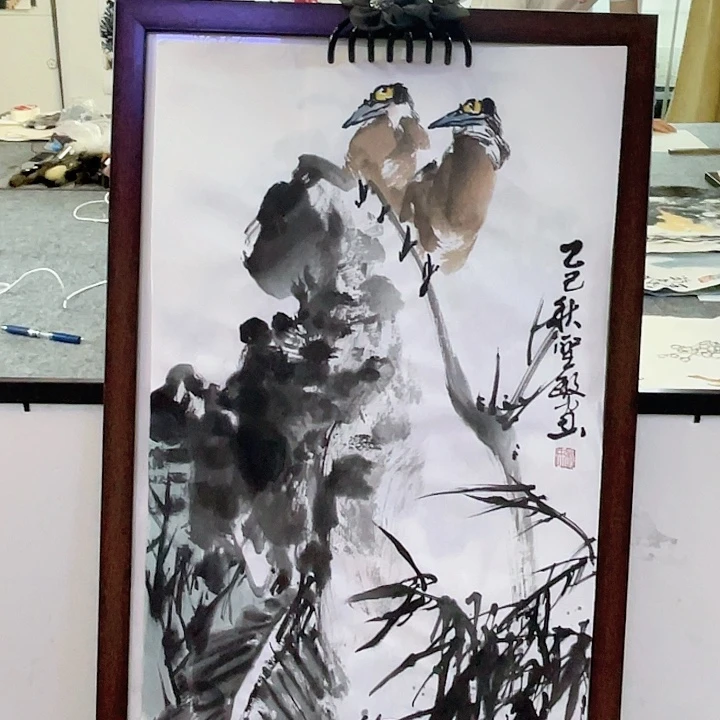 国画张圣敏先生纯手绘作品