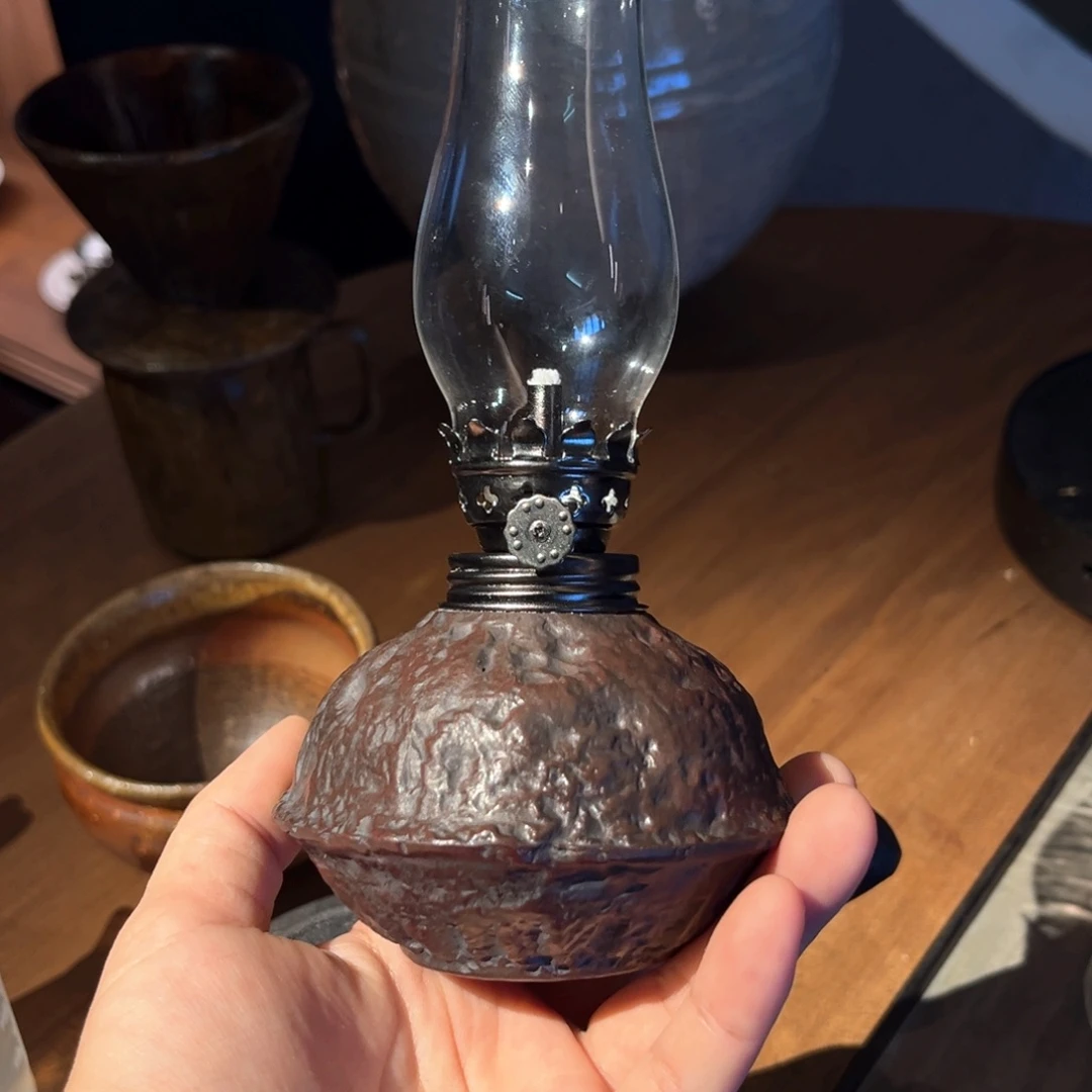 手工 紫砂泥 香薰精油灯