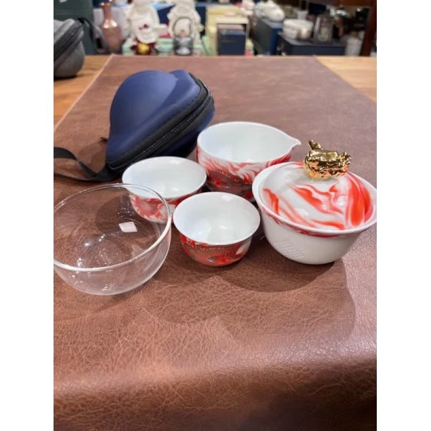 191龙腾盛世一壶三杯旅行茶具