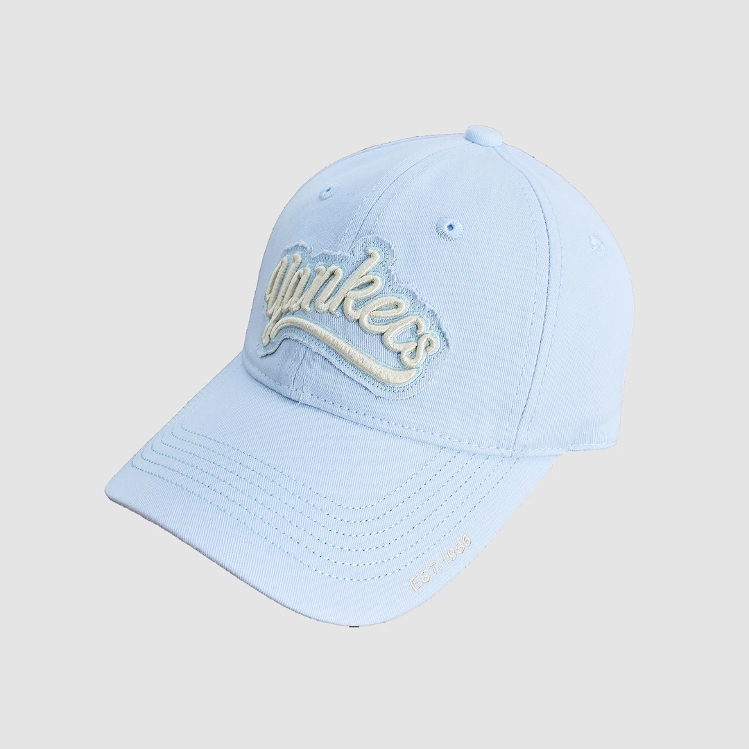 【w】宽帽檐学院风刺绣鸭舌帽-S16552