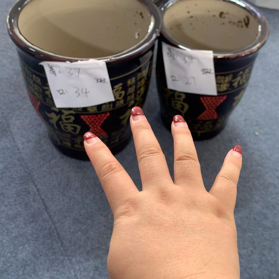 高温陶瓷花盆微瑕