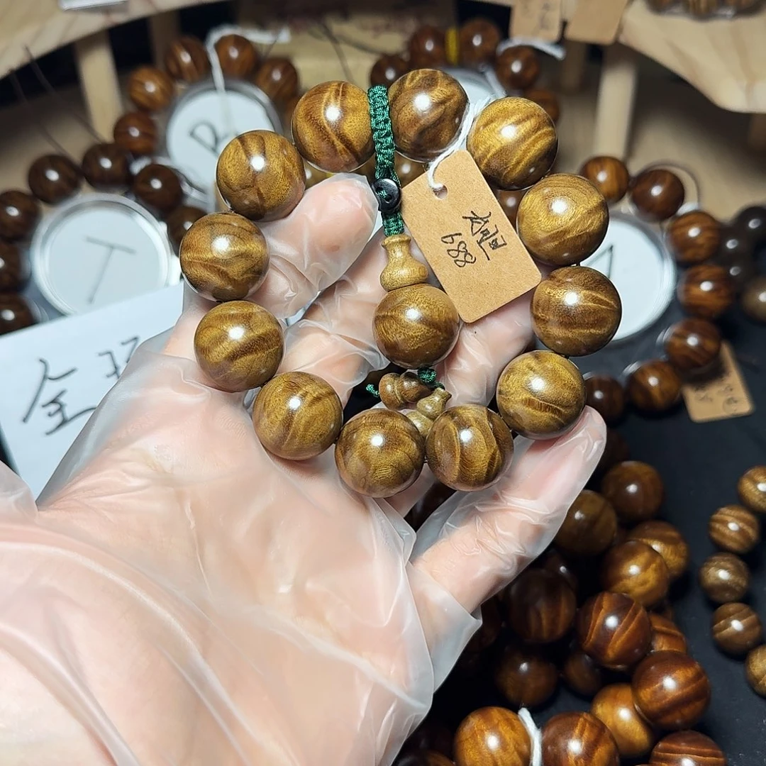 楠木（金丝楠）手串/手链阴沉正黄龙胆八折