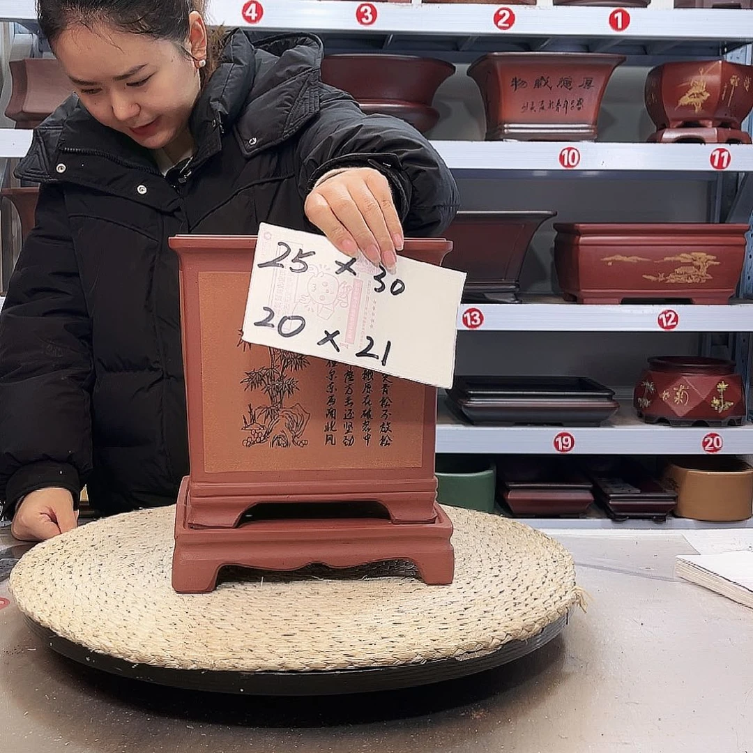 紫砂花盆紫砂花盆