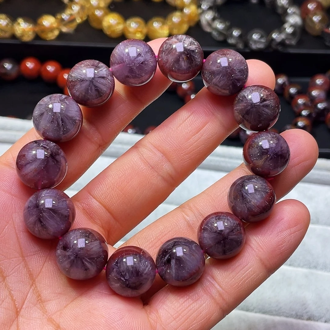 嘟***爸未镶嵌手链水晶极光达必滋15+m