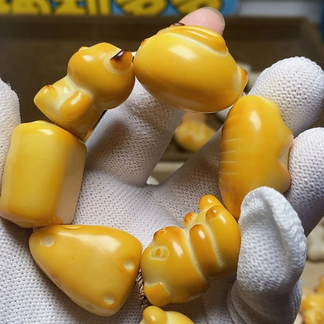 文玩核桃手串陈****艳多宝手捻瑕疵款