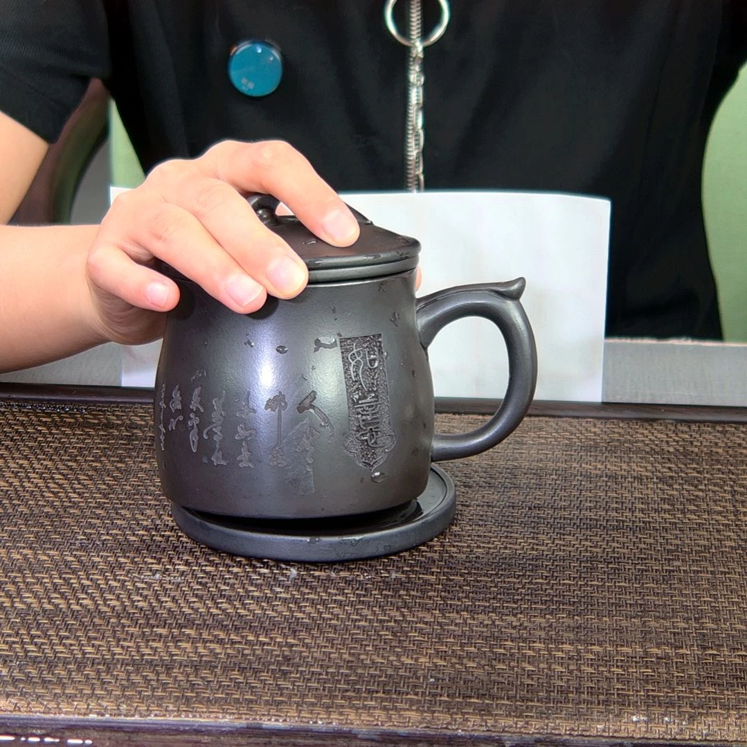 茶杯紫砂高货放漏