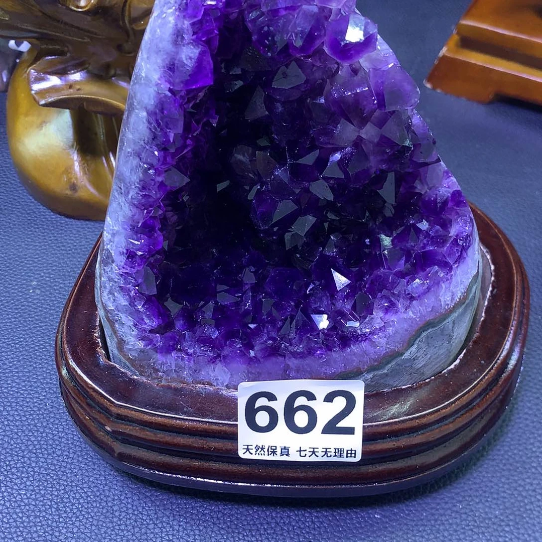 水晶水晶摆件未镶嵌珍*